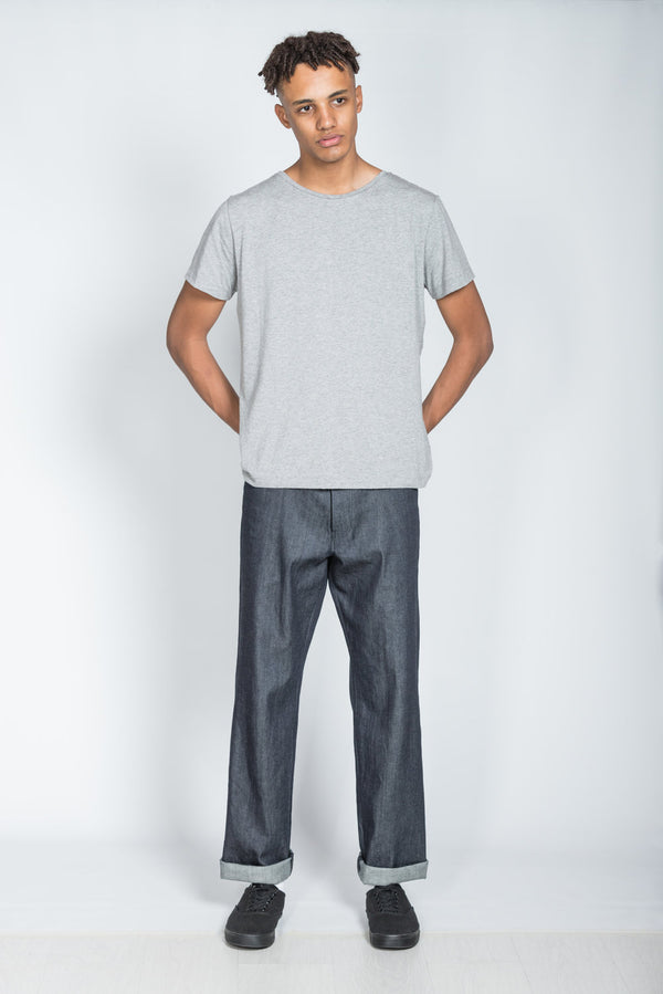 Organic Cotton/Bamboo T-Shirt in Grey Marl